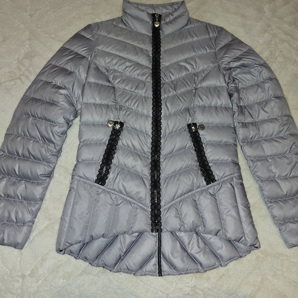 Women's Besty Johnson Gray Quilted Jacket